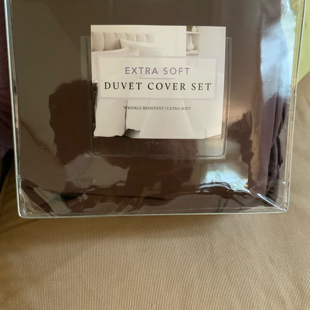 Extra Soft Brown Duvet Cover Set